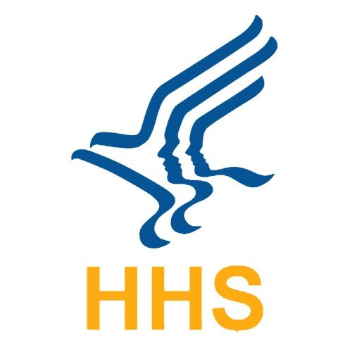 Health and Human Services logo.