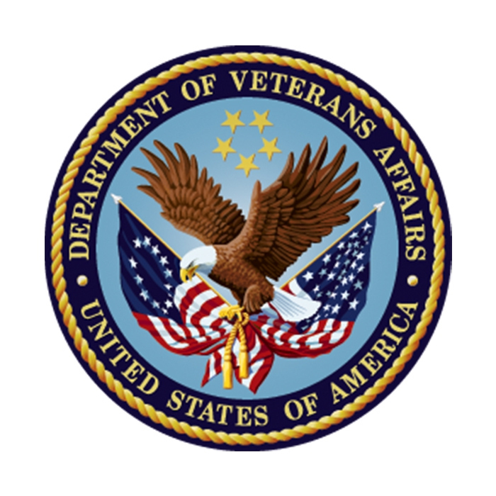 Department of Veterans Affairs logo.